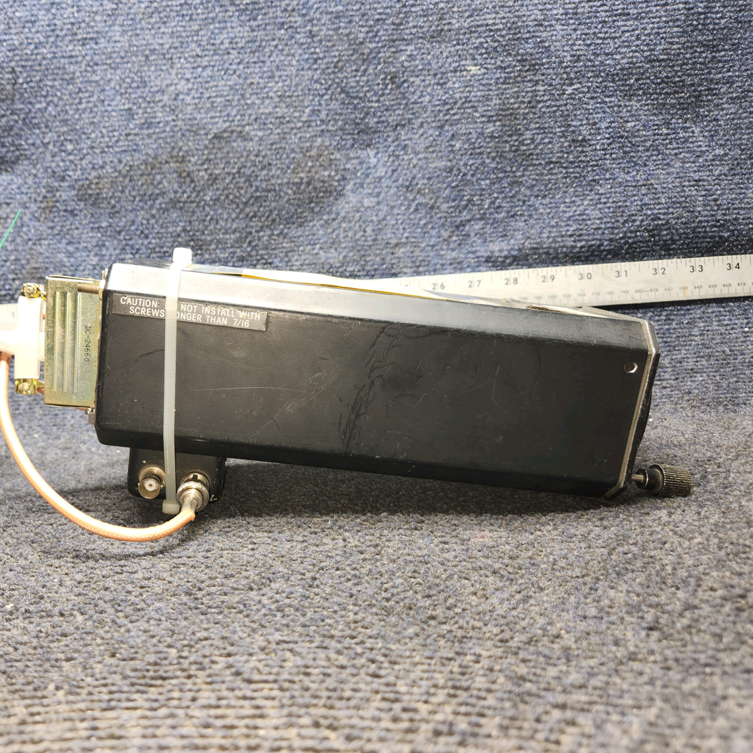 Used aircraft parts for sale, Narco Nav 122 Narco Nav 122 Piper PA28-140 Glideslope Indicator Receiver w/ Connectors