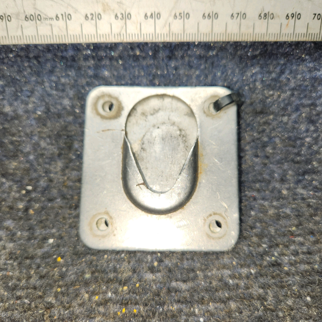 Used aircraft parts for sale, 68094-003 Piper PA32RT-300 Rear Seat Plate Attachment