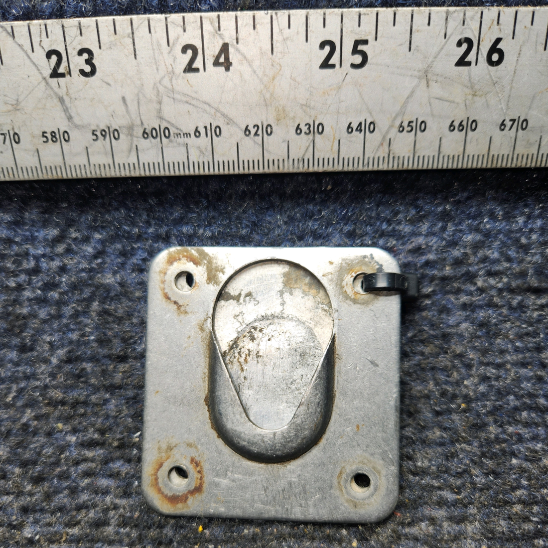 Used aircraft parts for sale, 68094-003 Piper PA32RT-300 Rear Seat Plate Attachment