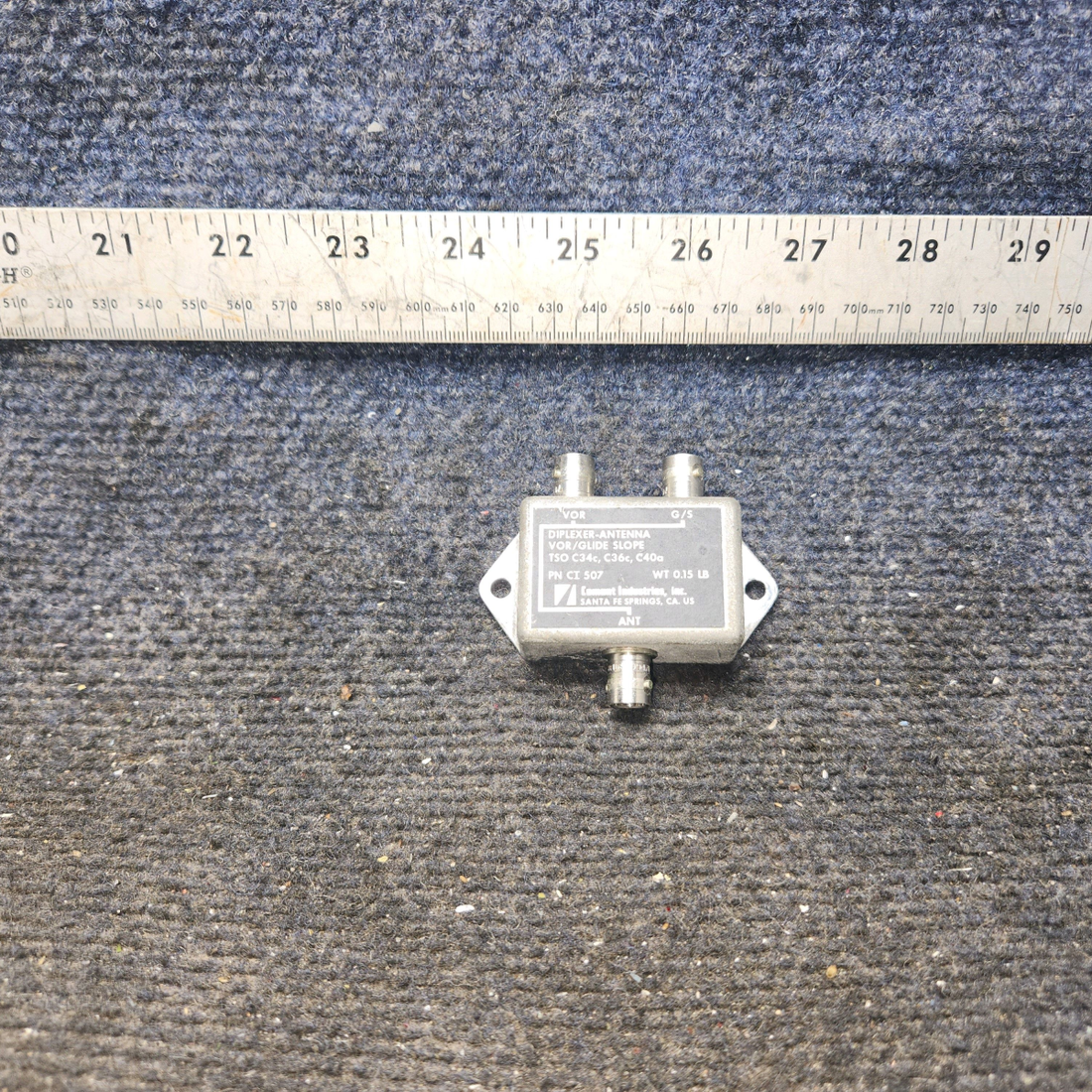 Used aircraft parts for sale, CI-503 Comant Piper PA-28-140 Antenna Coupler Assembly