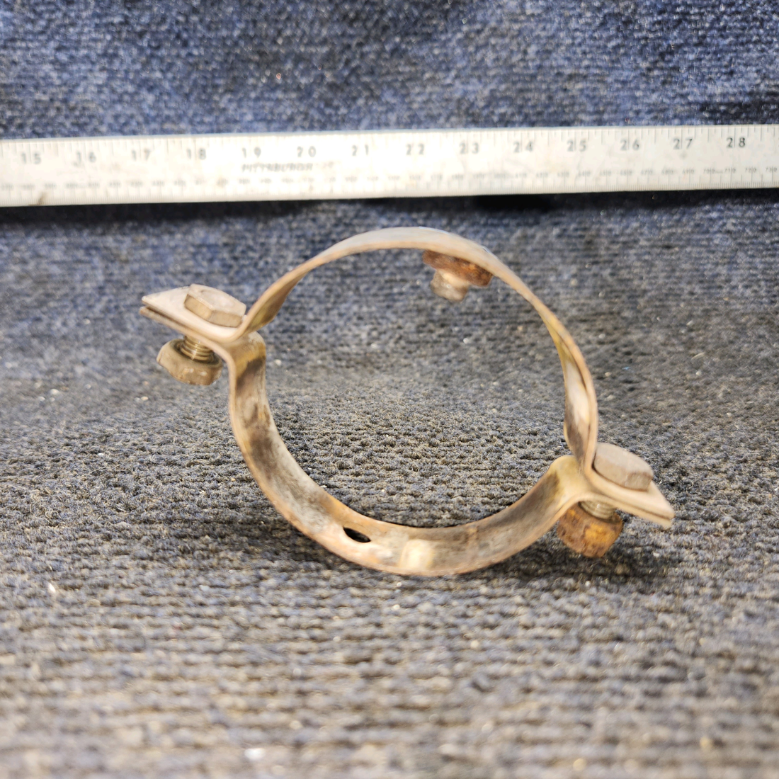 Used aircraft parts for sale, 0550176-31, 0550176-26 Cessna 172E Tailpipe Clamp Assembly