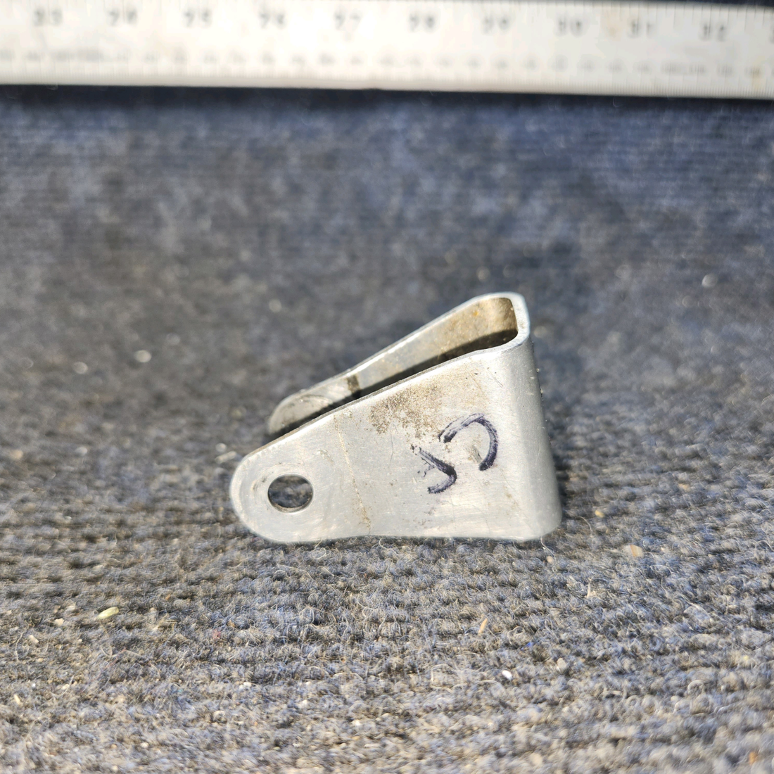 Used aircraft parts for sale, 0713701-2 Cessna 182G Clevis Cowl Flaps Control