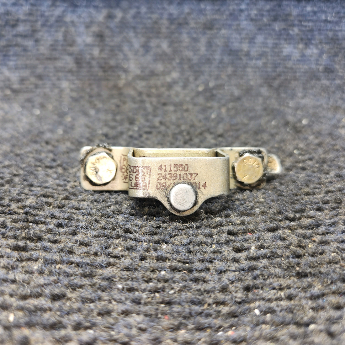 Used aircraft parts for sale, 0411550, 0411549 Cessna 172 Brake Cylinder Bracket & Pin Set