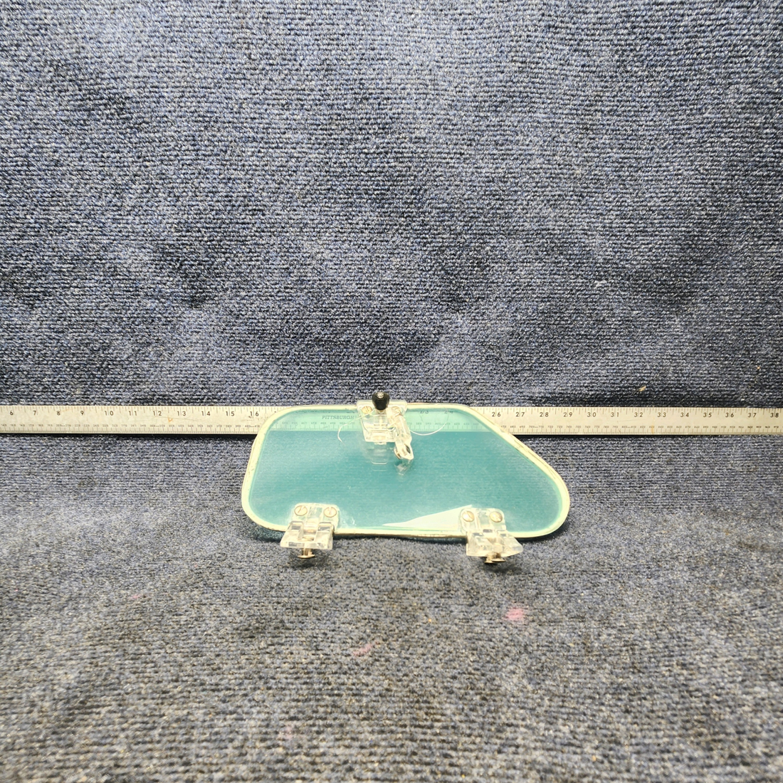 Used aircraft parts for sale, 002-430052-3 Beechcraft F33A STORM WINDOW ASSY LH W/ HINGES & STRIKER