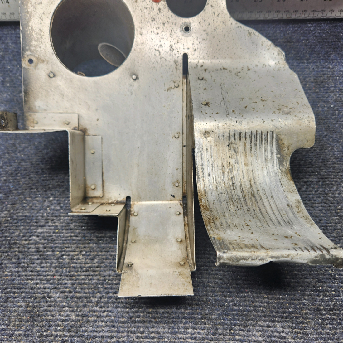 Used aircraft parts for sale, 66677-000 Lycoming O-320 Piper PA28-140 Engine Baffle - RH