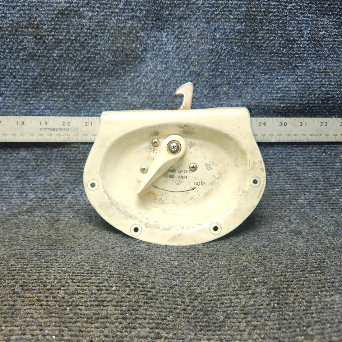 Used aircraft parts for sale, 36598-002 Piper PA28-161 Auxiliary Latch with Handles