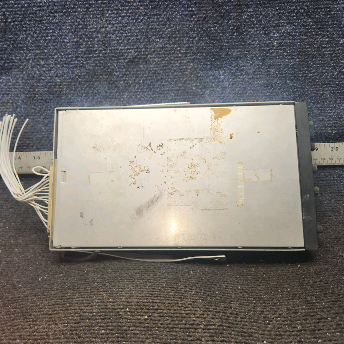 Used aircraft parts for sale, AT-50 Narco Avionics Piper PA-28-140 Transponder with Tray