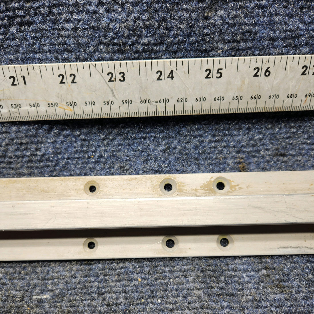 Used aircraft parts for sale, 33-534031-31 Beechcraft F33A SIDE SEAT TRACK / REAR INDBOARD OR OUTBOARD