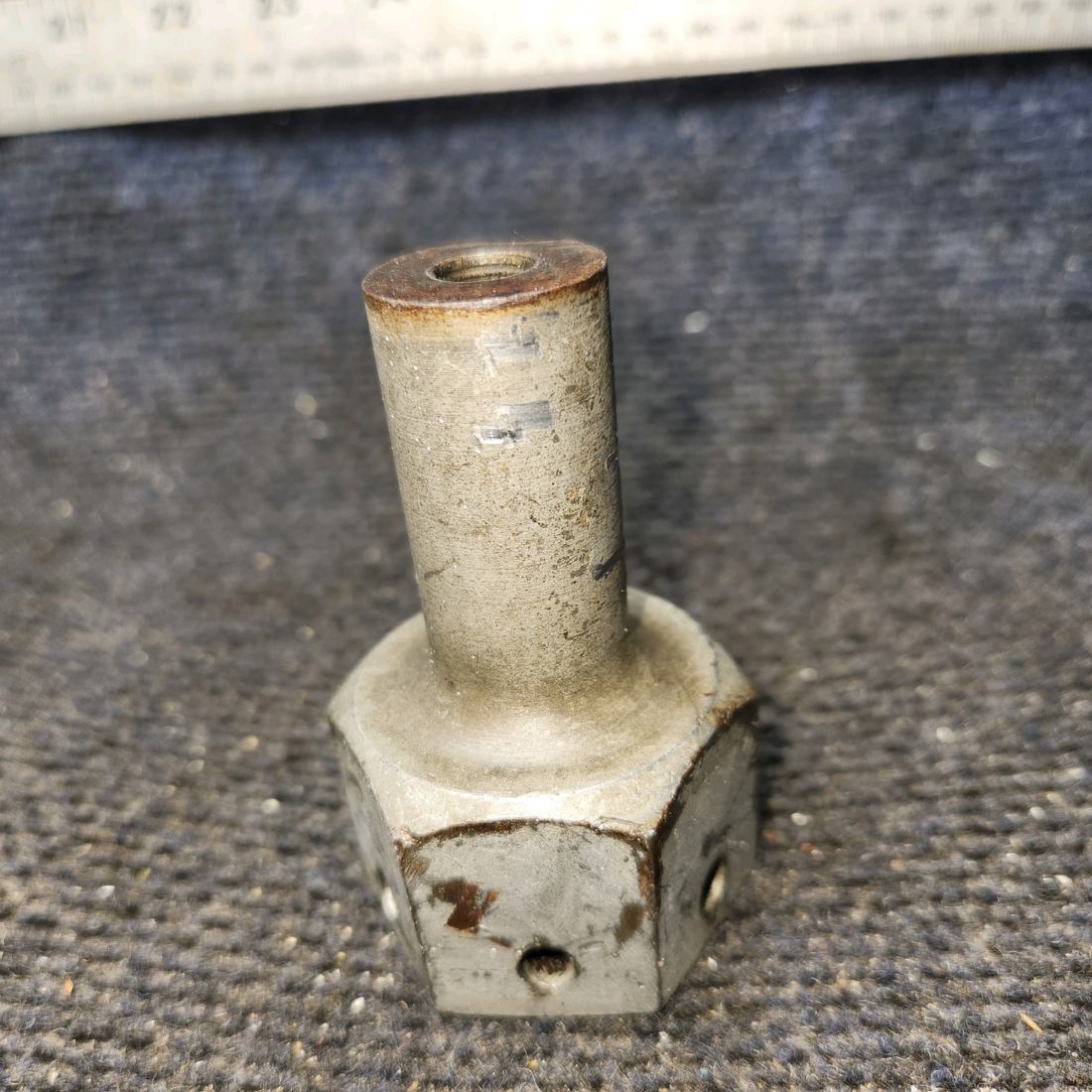 Used aircraft parts for sale, 0441130-1 Cessna 172 Main Gear Wheel Pant Axle Nut Length: 3"