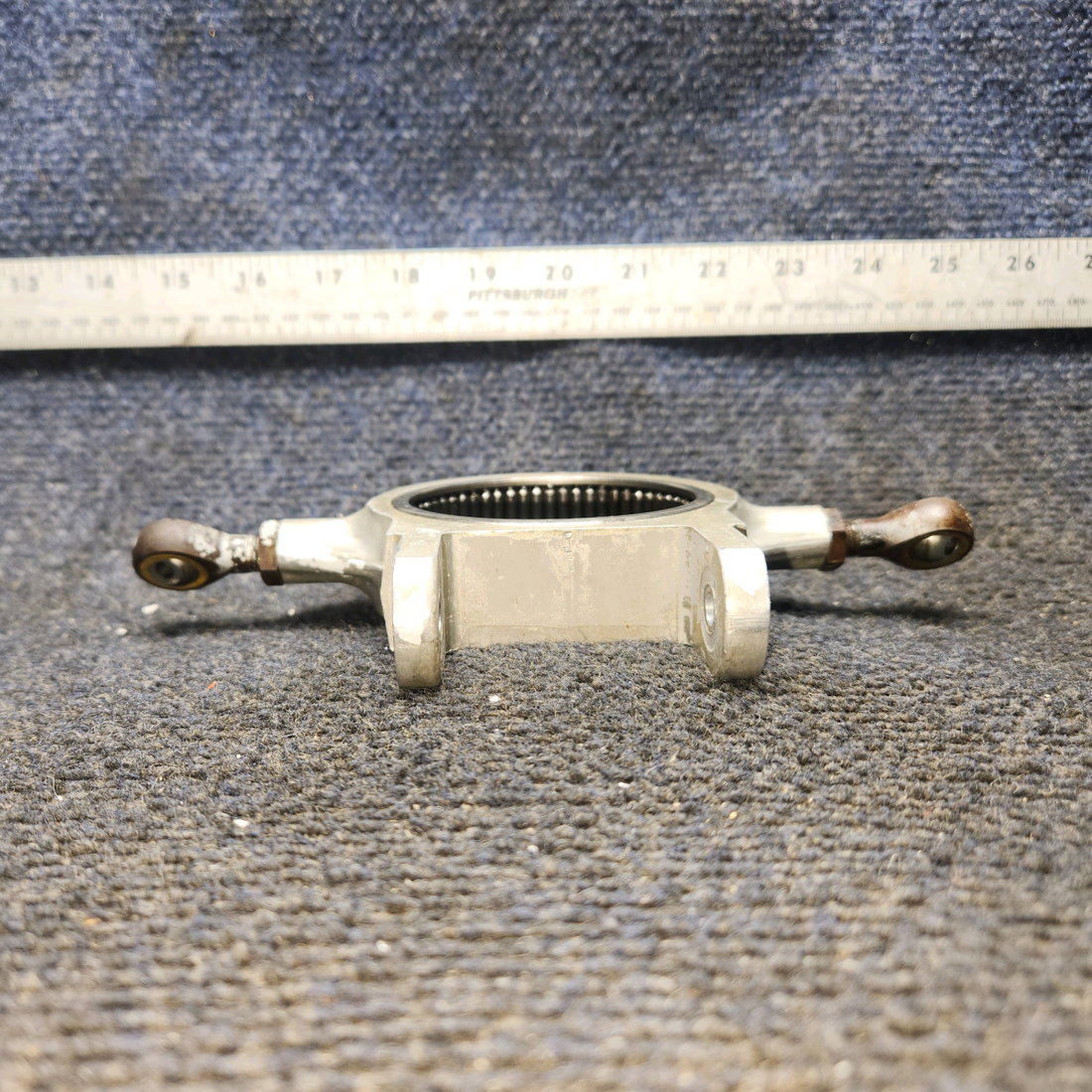 Used aircraft parts for sale, 0543011-1 Cessna C175 Arm Assy Steering W/Bearing And Rod End
