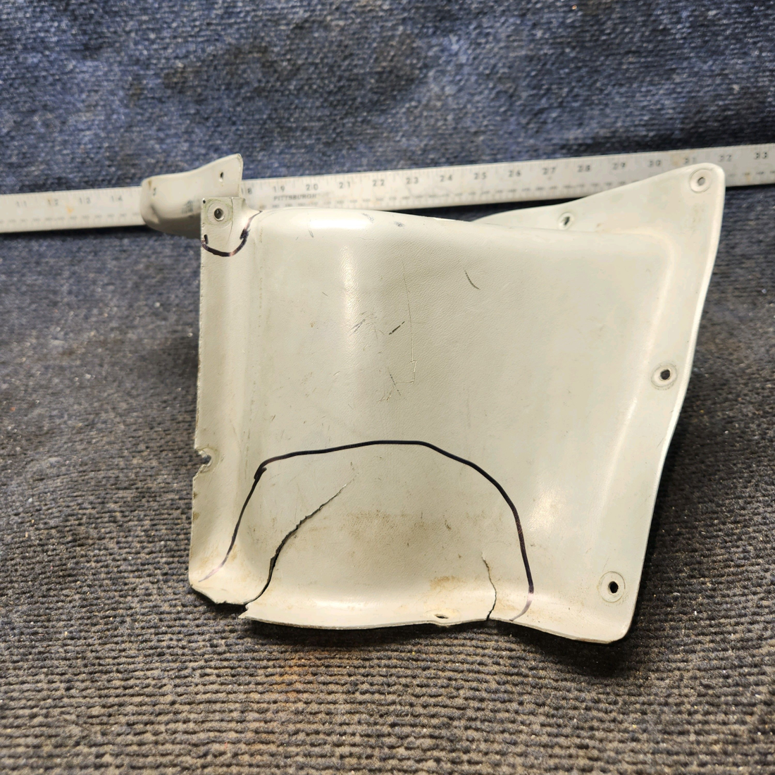 Used aircraft parts for sale, 35-924256-3 Beechcraft 35-33 Cover-Fuel Selector Valve
