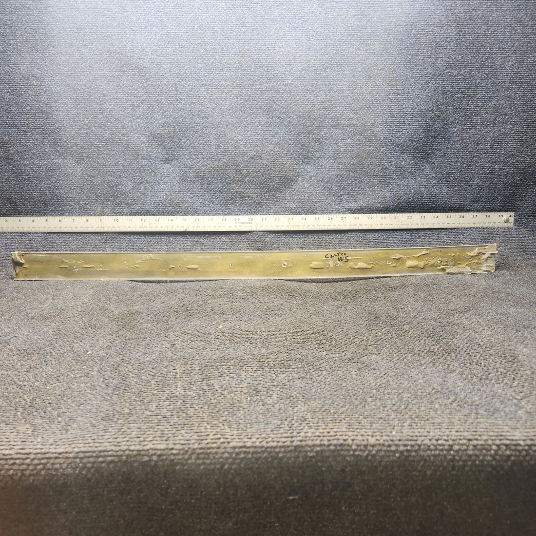 Used aircraft parts for sale, 63070-007 Piper PA-28-140 Trim Strip Windshield Center