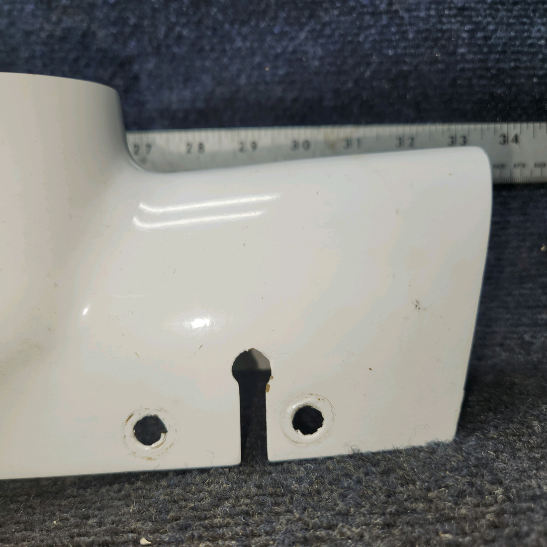 Used aircraft parts for sale, 63514-006 PIPER PA28-140 Tip Vertical Fin For Rotating Beacon