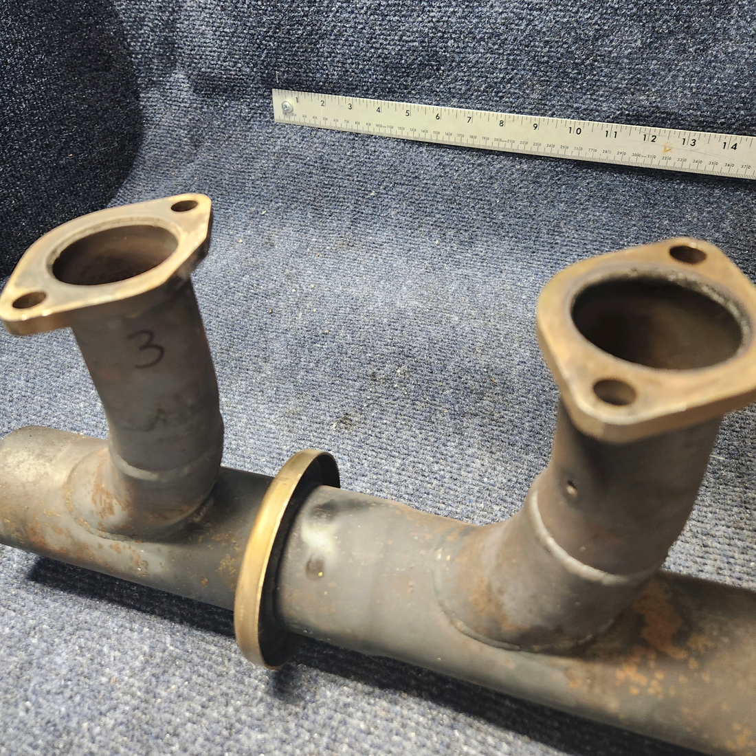 Used aircraft parts for sale, 642220-905-2, 642220-103 , 642220-905-1 Mooney M20K EXHAUST STACK RH