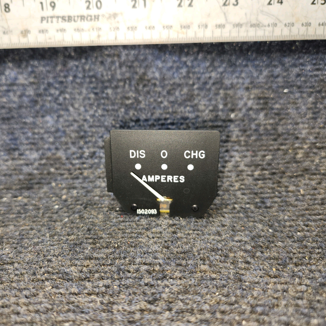 Used aircraft parts for sale, 1502093 Beechcraft S35, V35, V35A Amperes Indicator