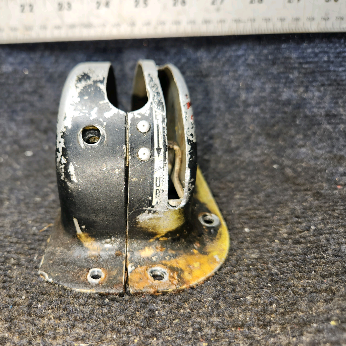 Used aircraft parts for sale, 0411419 Cessna 172E Elevator Tab Control Wheel Cover Assy