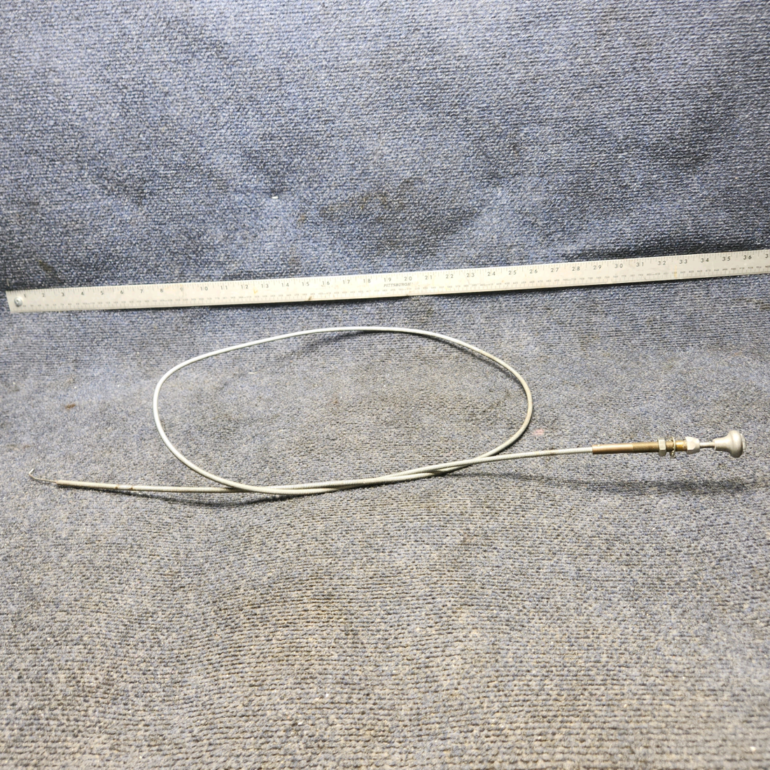Used aircraft parts for sale, Standby Vacuum Cable Beechcraft A24R Standby Vacuum Cable Assembly (Length: 63")