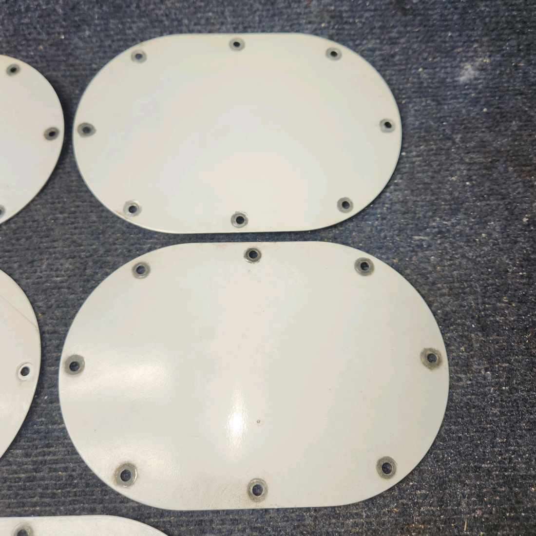 Used aircraft parts for sale, 62109-000 Piper PA28-161 Inspection Cover plate - Set Of "8"