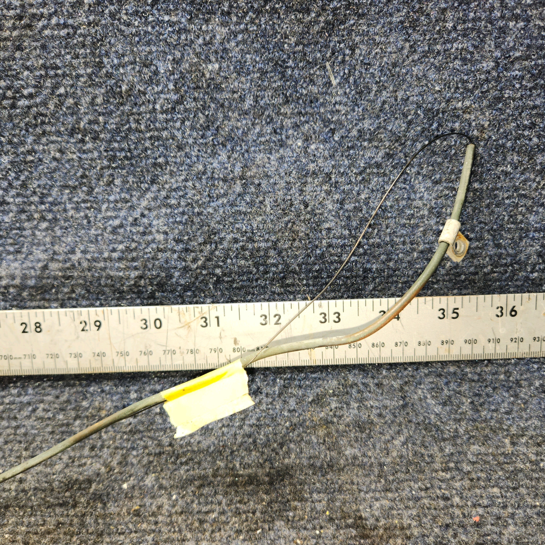 Used aircraft parts for sale, 0413416-3, 0413417-2, 0413416-2 cessna 150G Flap Position Indicator Cable with Marker and Tube