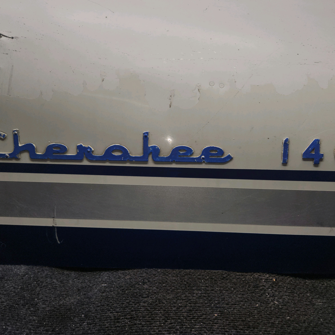 Used aircraft parts for sale, 63750-003 Piper PA28-140 Upper Cowling Assembly - RH