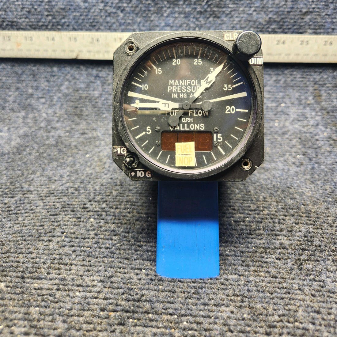Used aircraft parts for sale, 651035-0104 MOONEY M20J MANIFOLD / FUEL FLOW - "FUEL TOTALIZER INOP"