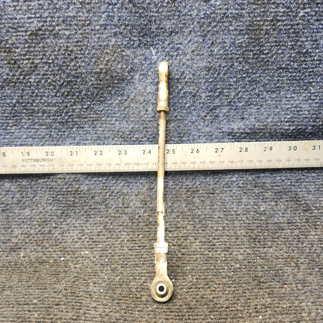 Used aircraft parts for sale, 0523218 Cessna 182G Aileron Push Pull Rod Assembly