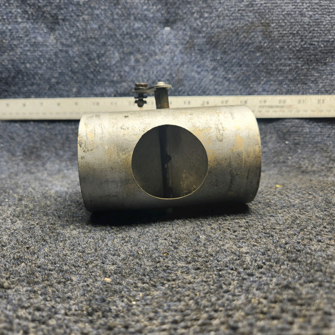 Used aircraft parts for sale, 169-910027-27 Beechcraft A23A Musketeer Custom III CABIN HEAT VALVE WELD ASSEMBLY
