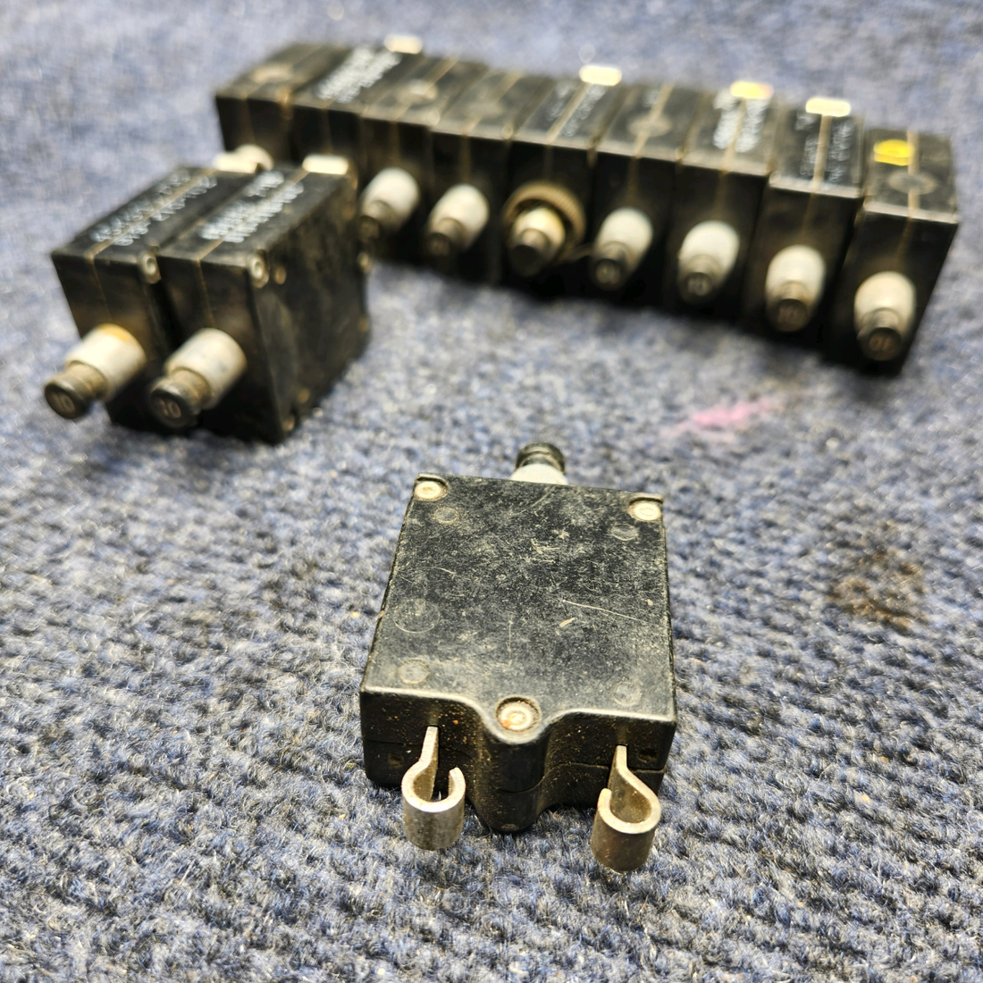 Used aircraft parts for sale, 823-210-102 Piper pa-31T AMF BREAKER10 AMP " PRICE PER EACH"