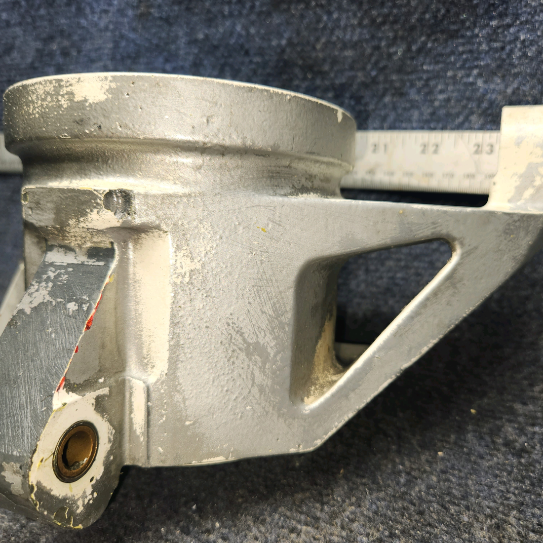 Used aircraft parts for sale, 169-820016 Beechcraft A24R Nose Gear Yoke