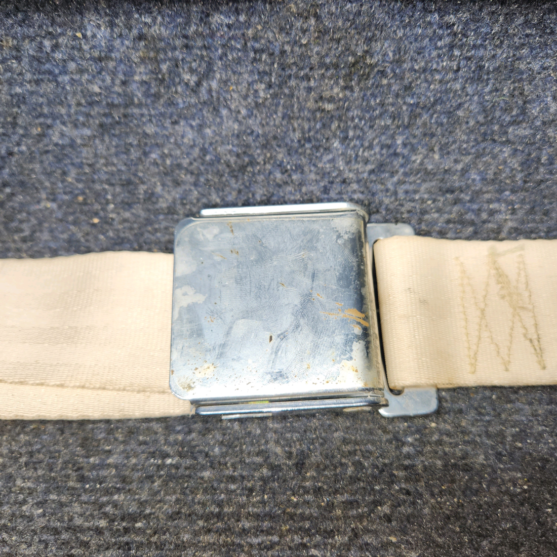 Used aircraft parts for sale, BE-2006 Beechcraft A24R Seatbelt Clear Beige "SEE PHOTOS FOR DETAILS"