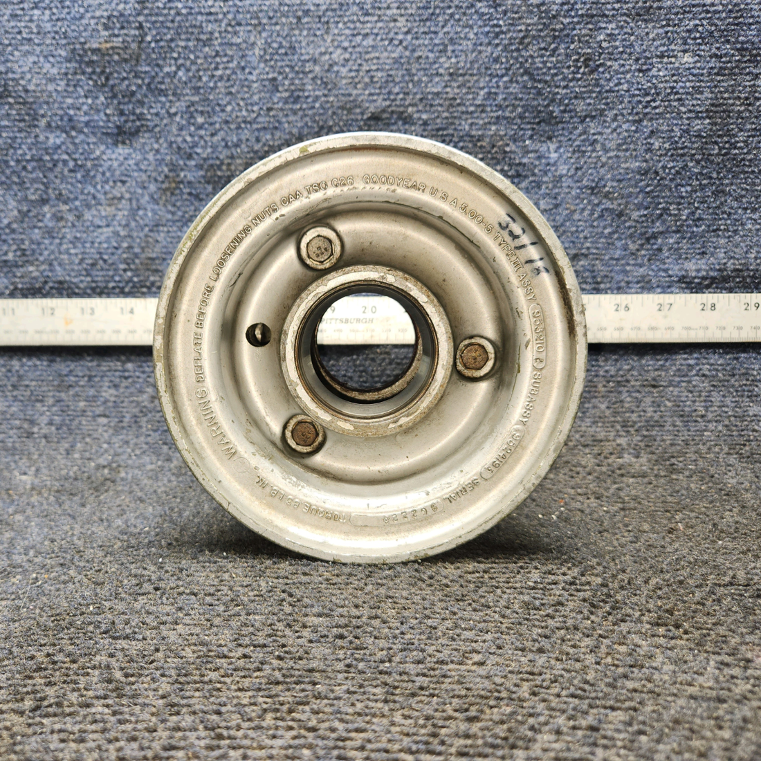 Used aircraft parts for sale, 9532102 Goodyear 5.00-5 Cessna 172 5.00-5 Wheel Assembly