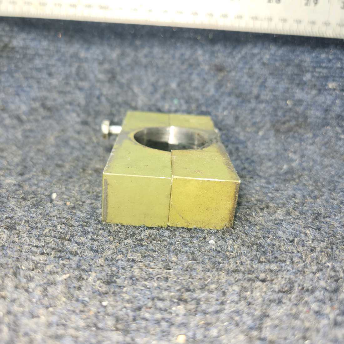 Used aircraft parts for sale, 62745-000 Piper PA28-140 Pillow Block Torque Shaft Support