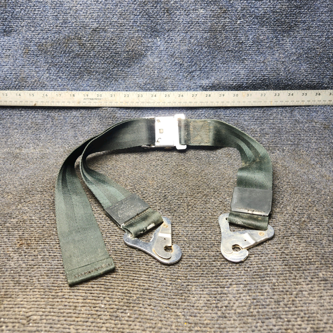 Used aircraft parts for sale, 501086-401 Cessna C175 Seat Belt Assy Rear Seat