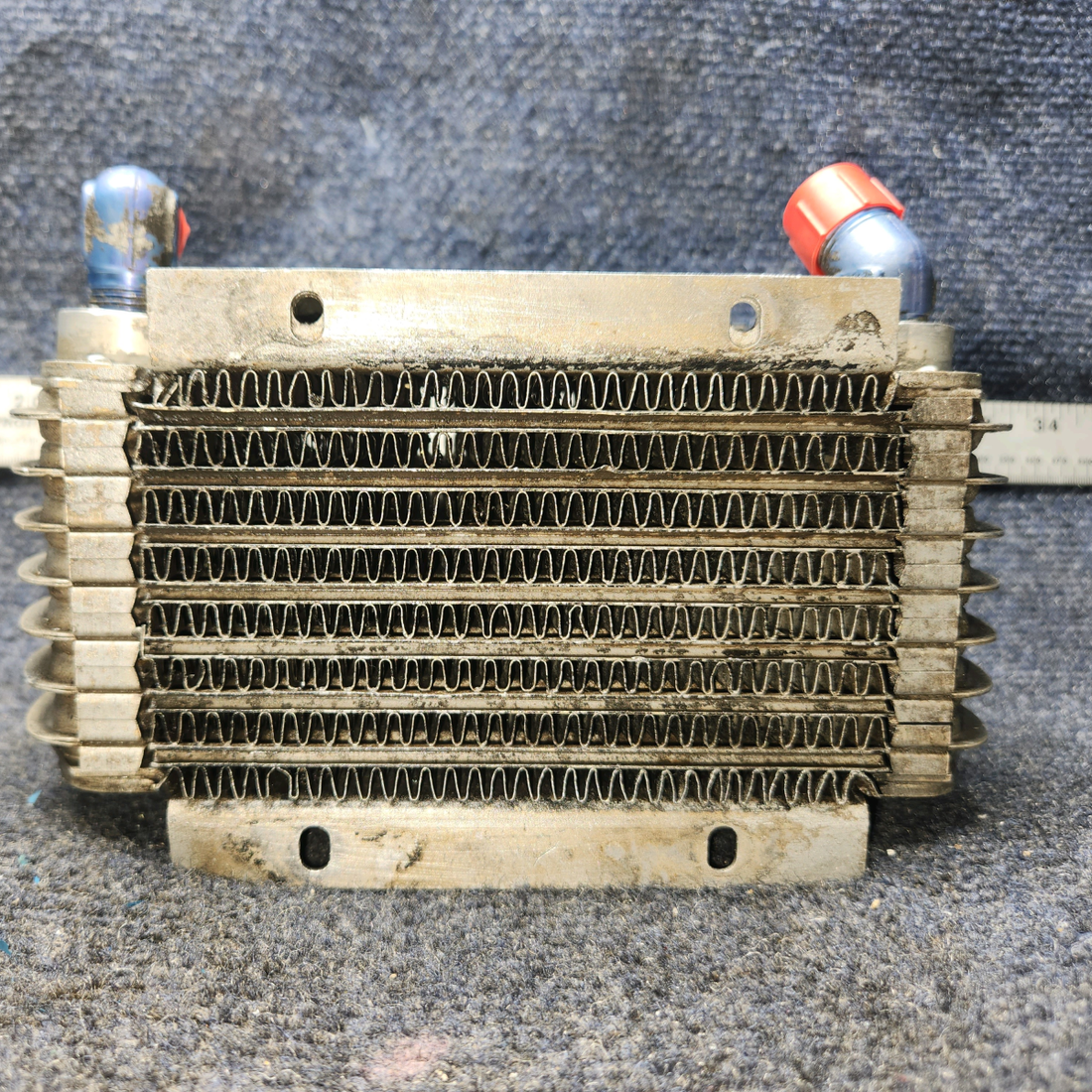 Used aircraft parts for sale, 18622-000 Harrison AP07AU06-03 Piper PA28-140 Oil Radiator