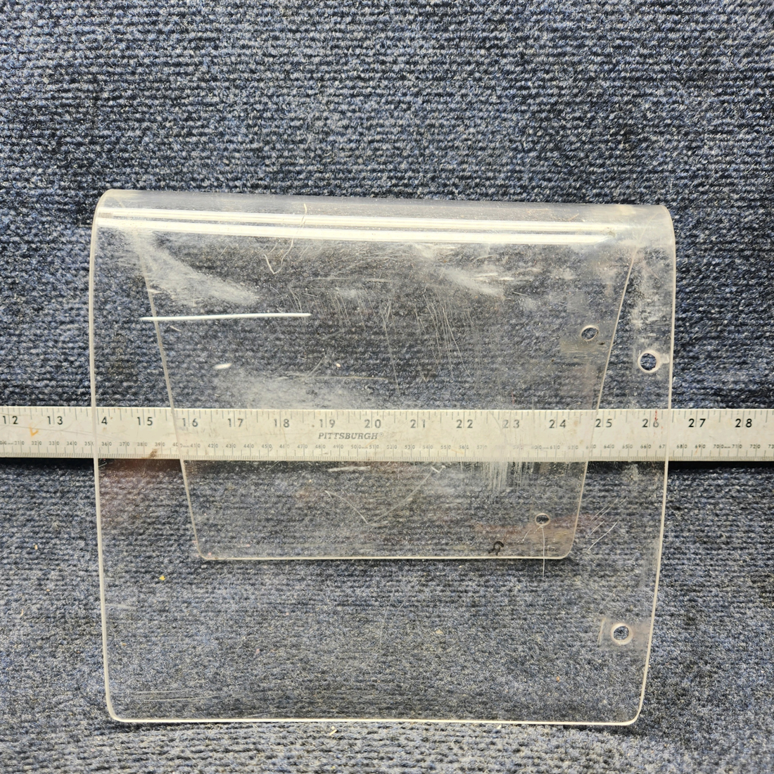 Used aircraft parts for sale, 20348-001 PIPER PA-24-250 Window Landing Light RH ( has a few scratches and minor wear )