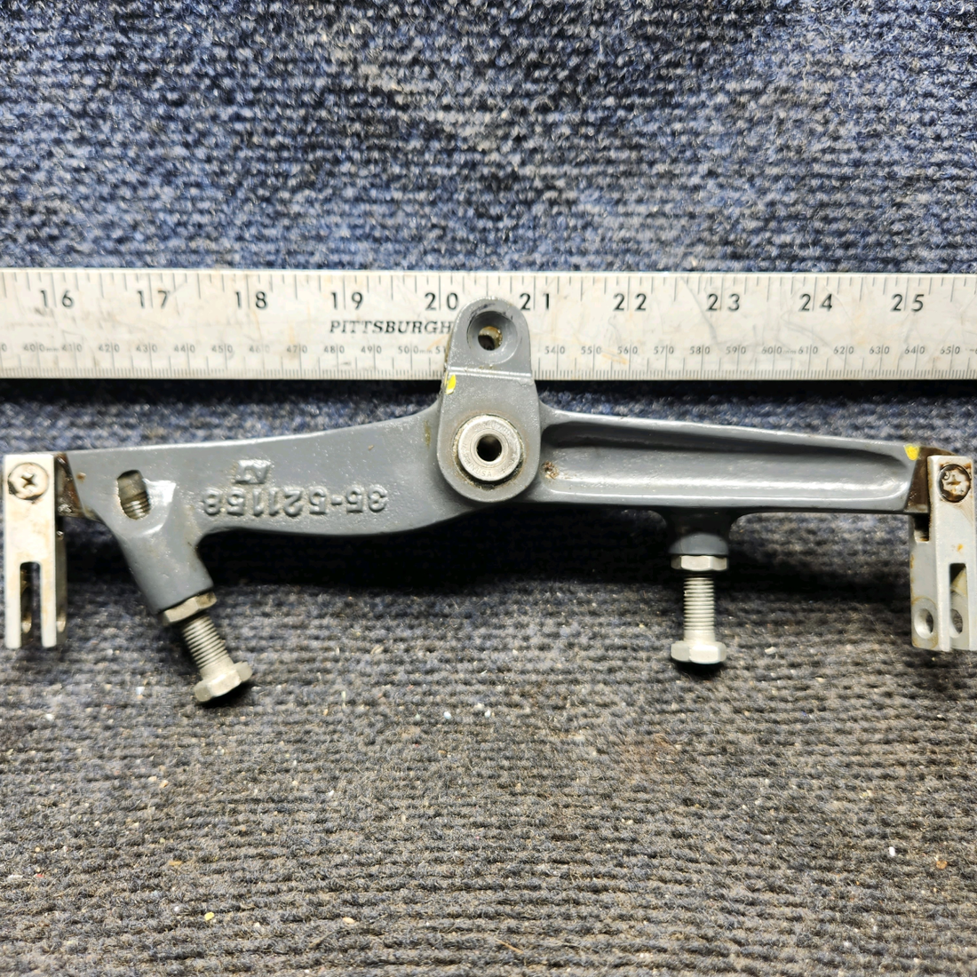 Used aircraft parts for sale, 35-521158 Beechcraft 35-33 Aileron Bellcrank Assembly - LH
