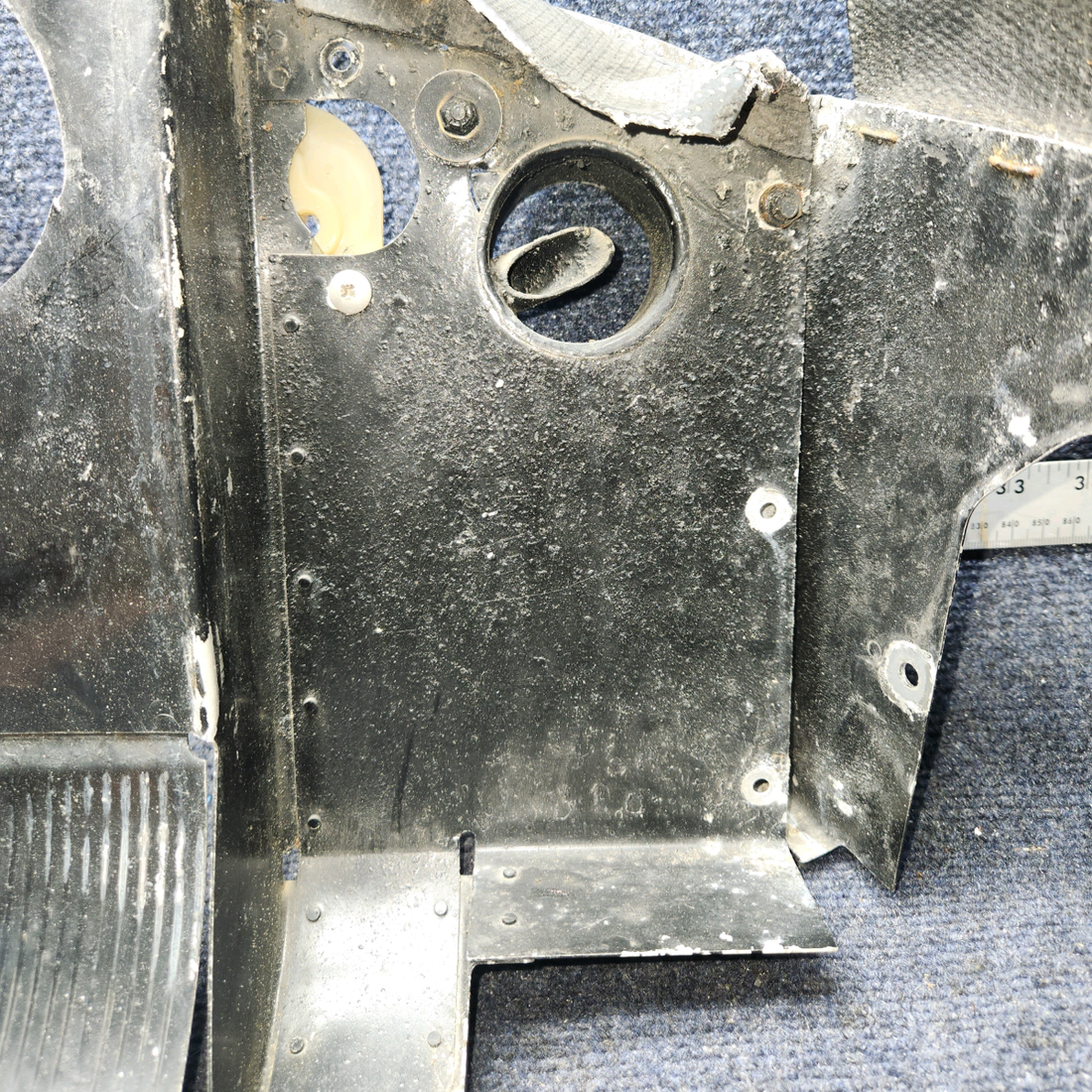 Used aircraft parts for sale, 66722-00 Lycoming O-320 PIPER PA28-140 Rear Baffle - LH