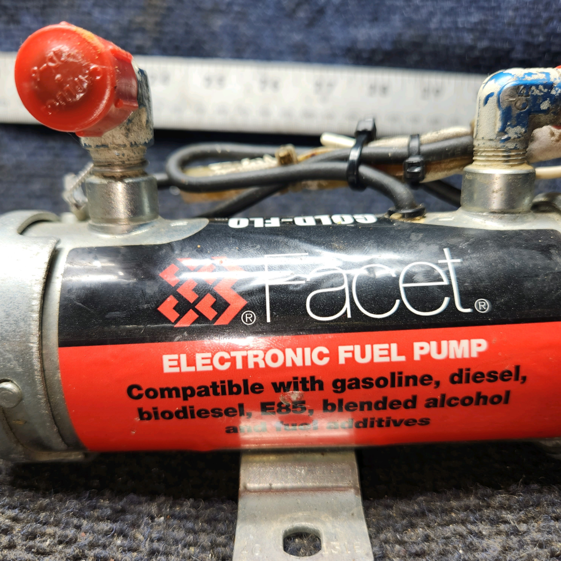 Used aircraft parts for sale, 477-060 Facet BEECHCRAFT F35 Fuel Pump Assy (Volts: 12)