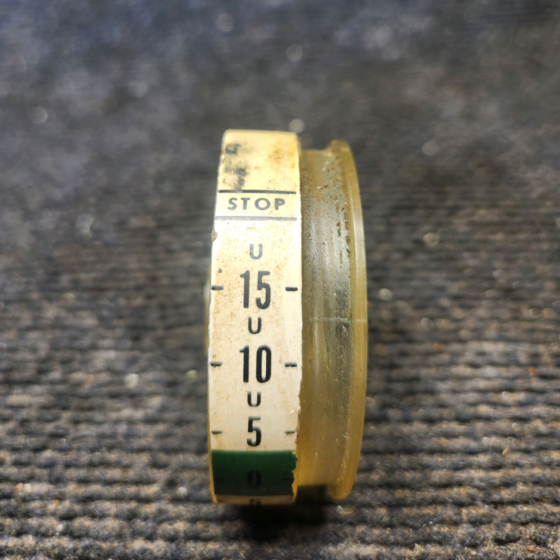 Used aircraft parts for sale, 35-524546-2 Beechcraft 35-33 Trim Indicator Barrel w/Placard