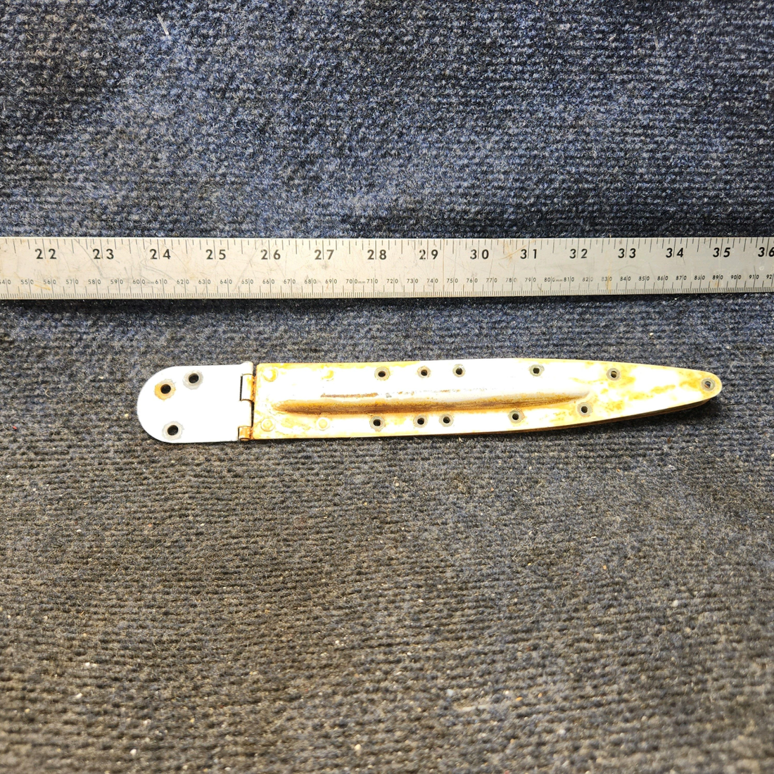 Used aircraft parts for sale, 0511237-1, 0511238-1 Cessna 172F Upper Cabin Door Forward & Aft Hinge - LH