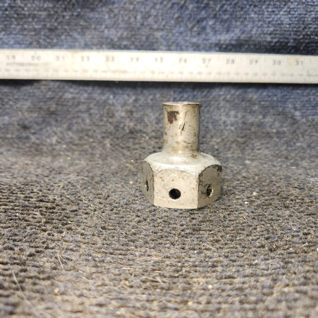 Used aircraft parts for sale, 0741047-2 cessna 172N Main Landing Gear Fairing Axle Nut – 2.34 in