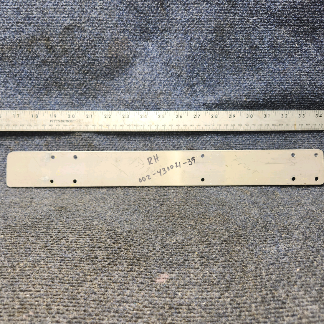 Used aircraft parts for sale, 002-430021-39 BEECHCRAFT 95-55B Aft Seat Track Assembly – LH or RH - Price per Each