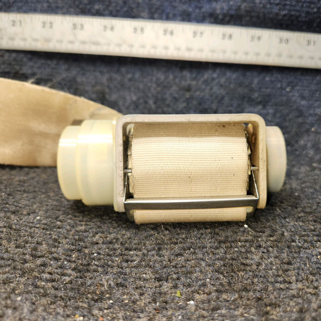 Used aircraft parts for sale, 1107447-01 Pacific Scientific 1107447-31 Piper PA28-161 Shoulder Harness Reel Assembly (Brown)