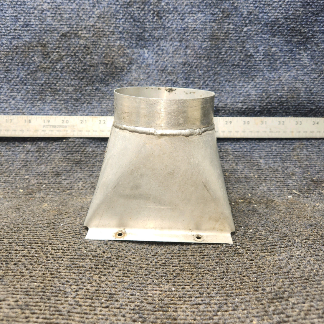 Used aircraft parts for sale, 62985-000 piper PA-28-181 Oil Radiator Adapter Assembly