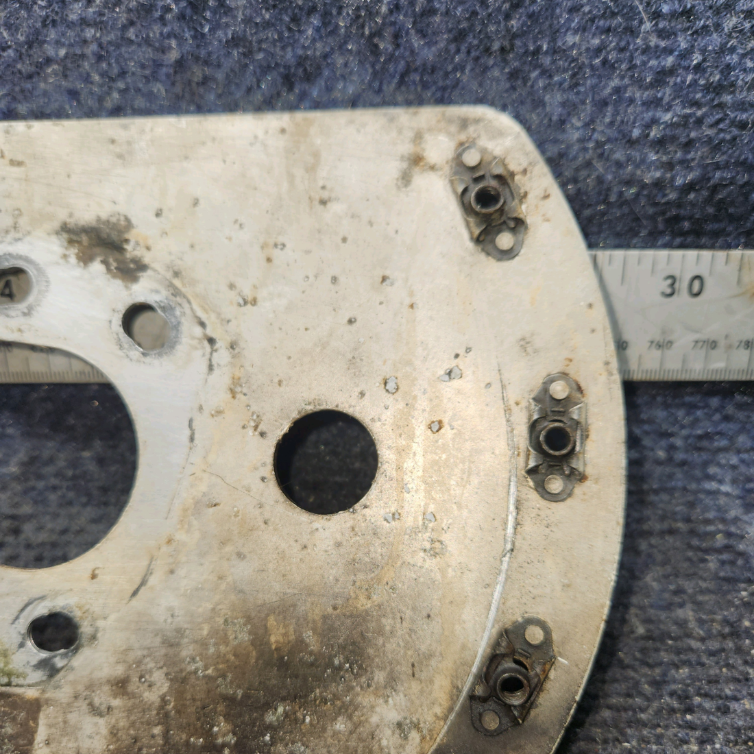 Used aircraft parts for sale, 0541220-1 cessna 172N Mounting Plate Assembly – LH