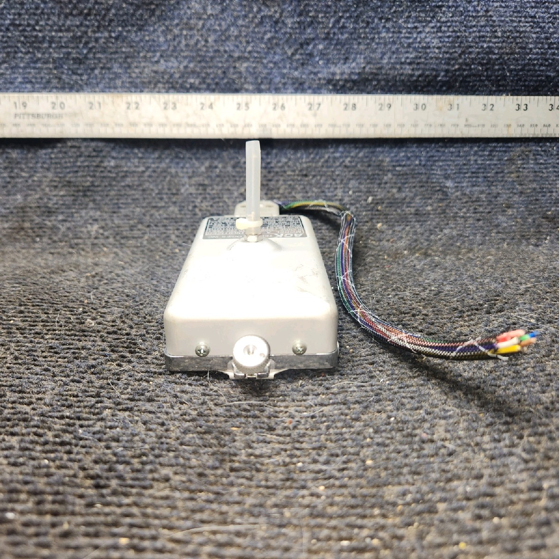 Used aircraft parts for sale, A-30.5 ACK piper PA-28-181 Altitude Encoder with Tray (10-32V)