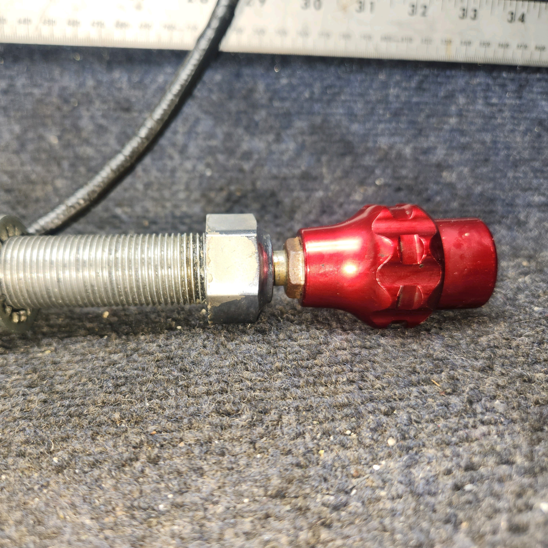 Used aircraft parts for sale, 35-944022 BEECHCRAFT F35 Mixture Control Cable – 54" Length