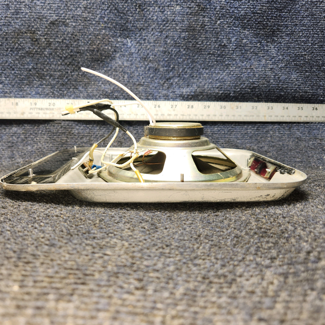 Used aircraft parts for sale, 35-344140-602 BEECHCRAFT F35 Overhead Dome Light Frame/Speaker Cover