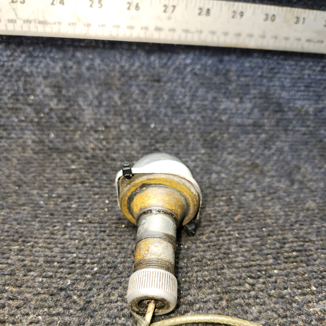 Used aircraft parts for sale, A-2064-1073 Grimes Piper PA32RT-300 Rear Position Light Assembly with Lens and Retainer (12V)