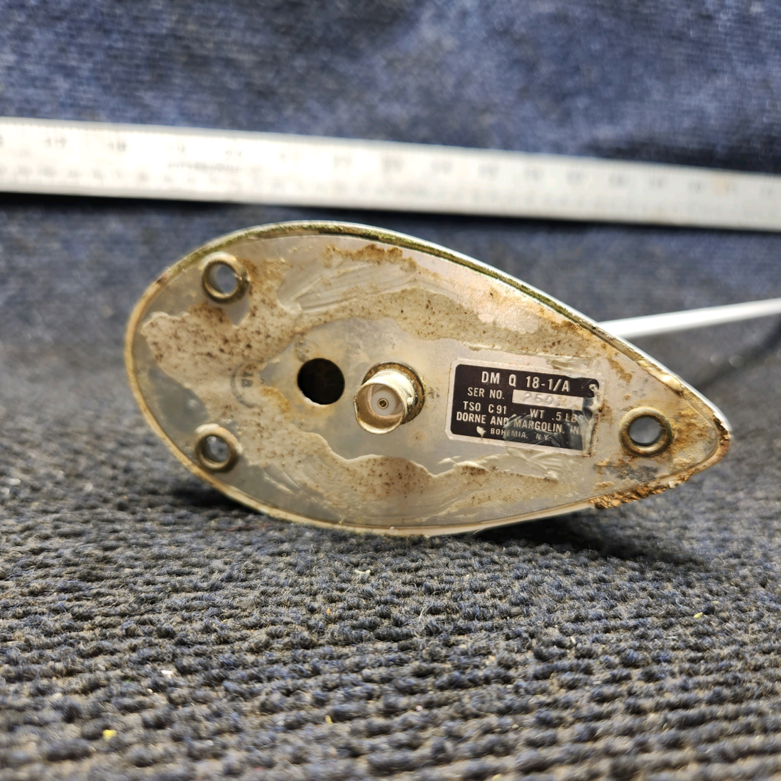 Used aircraft parts for sale, DM Q 18-1/A Dorne and Margolin cessna 150G Antenna